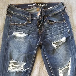 AE dark wash jeans